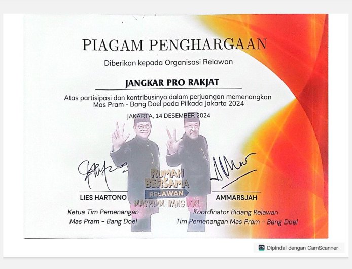 ProRakjat: Dugaan Intervensi Staf Khusus Gubernur dalam Pemilihan FKDM Kecamatan dan Kelurahan se-DKI Jakarta