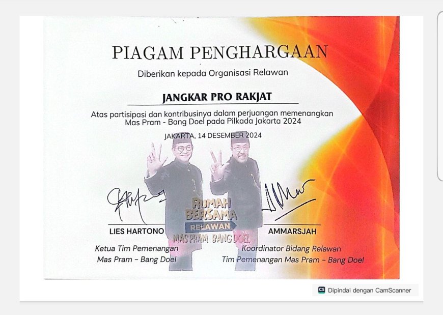 ProRakjat: Dugaan Intervensi Staf Khusus Gubernur dalam Pemilihan FKDM Kecamatan dan Kelurahan se-DKI Jakarta